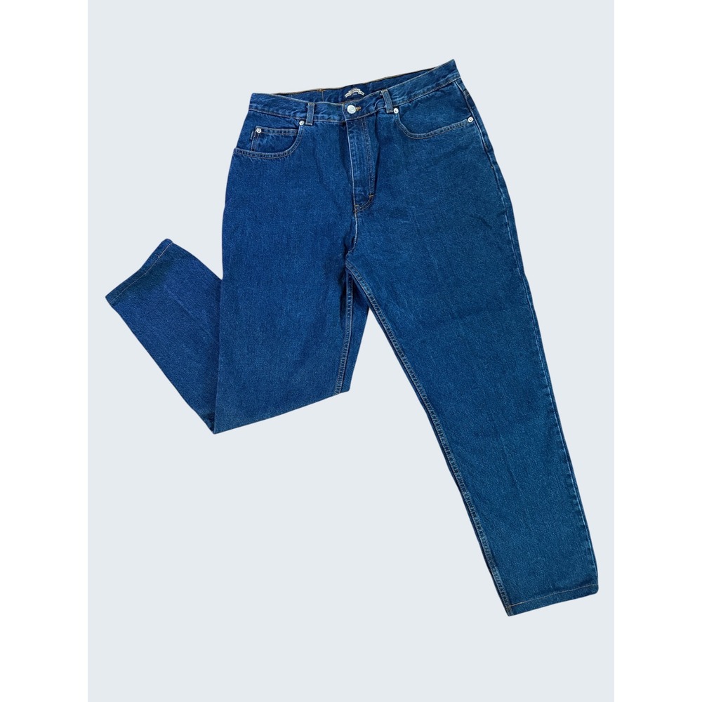 Vintage Capezio Jeans Women's 14R High Rise Dark Wash Mom Jeans